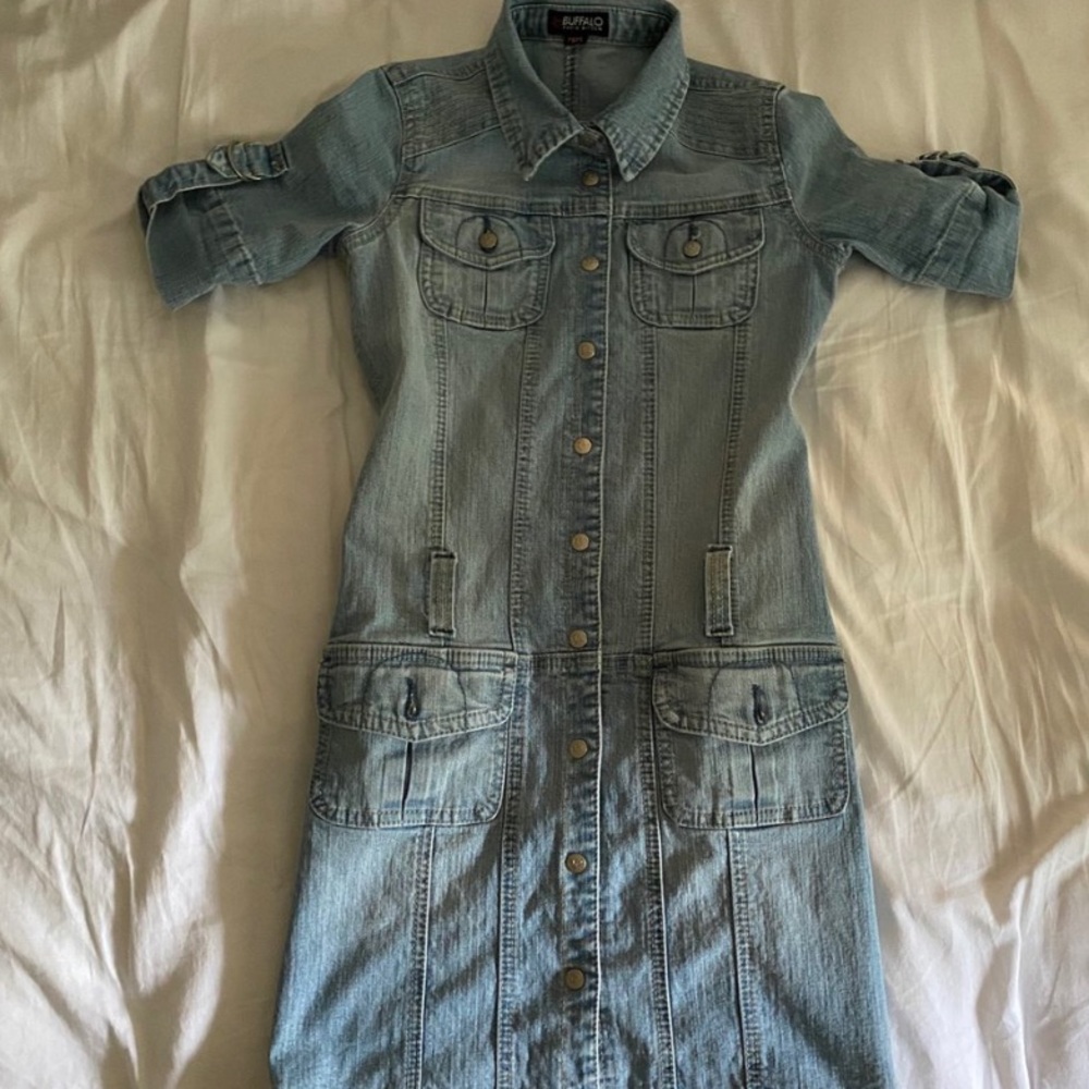 Denim mini dress youth M - Picture 3 of 4